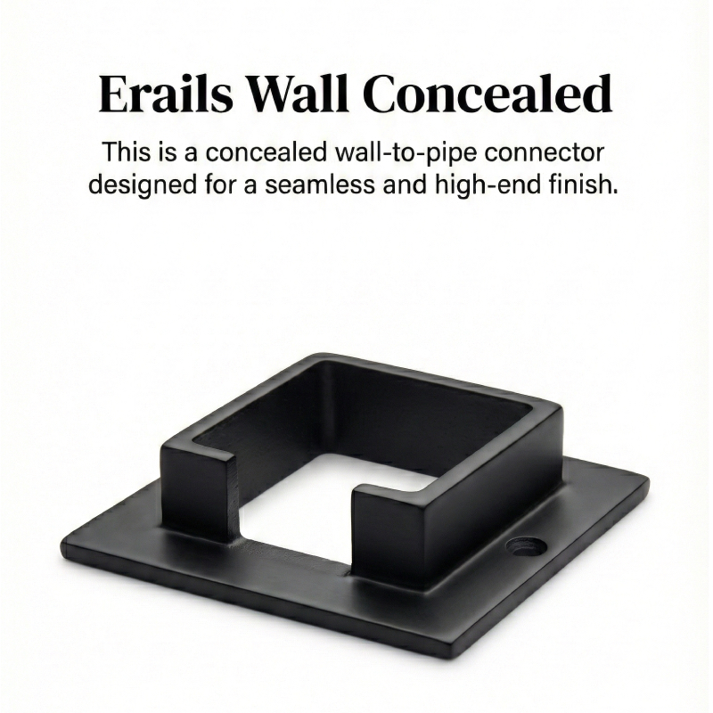 Erails Pvd Black Wall-Conciled