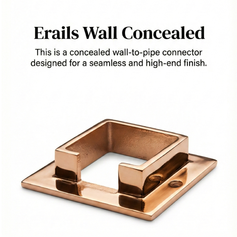 Erails Pvd RoseGold Wall-Conciled