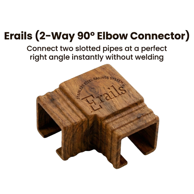 Erails Wooden L-bend